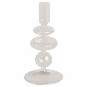 Sagebrook Home 7In Vintage Glass Taper Candle Holder